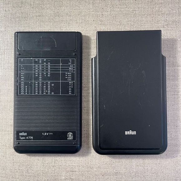 Original 1980s Braun ET66 Calculator - Design inspired the Apple calculator app. - Picture 4 of 7